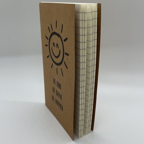 NWT Be Kind Be Brave Be Happy Notebook Journal - Picture 3 of 5